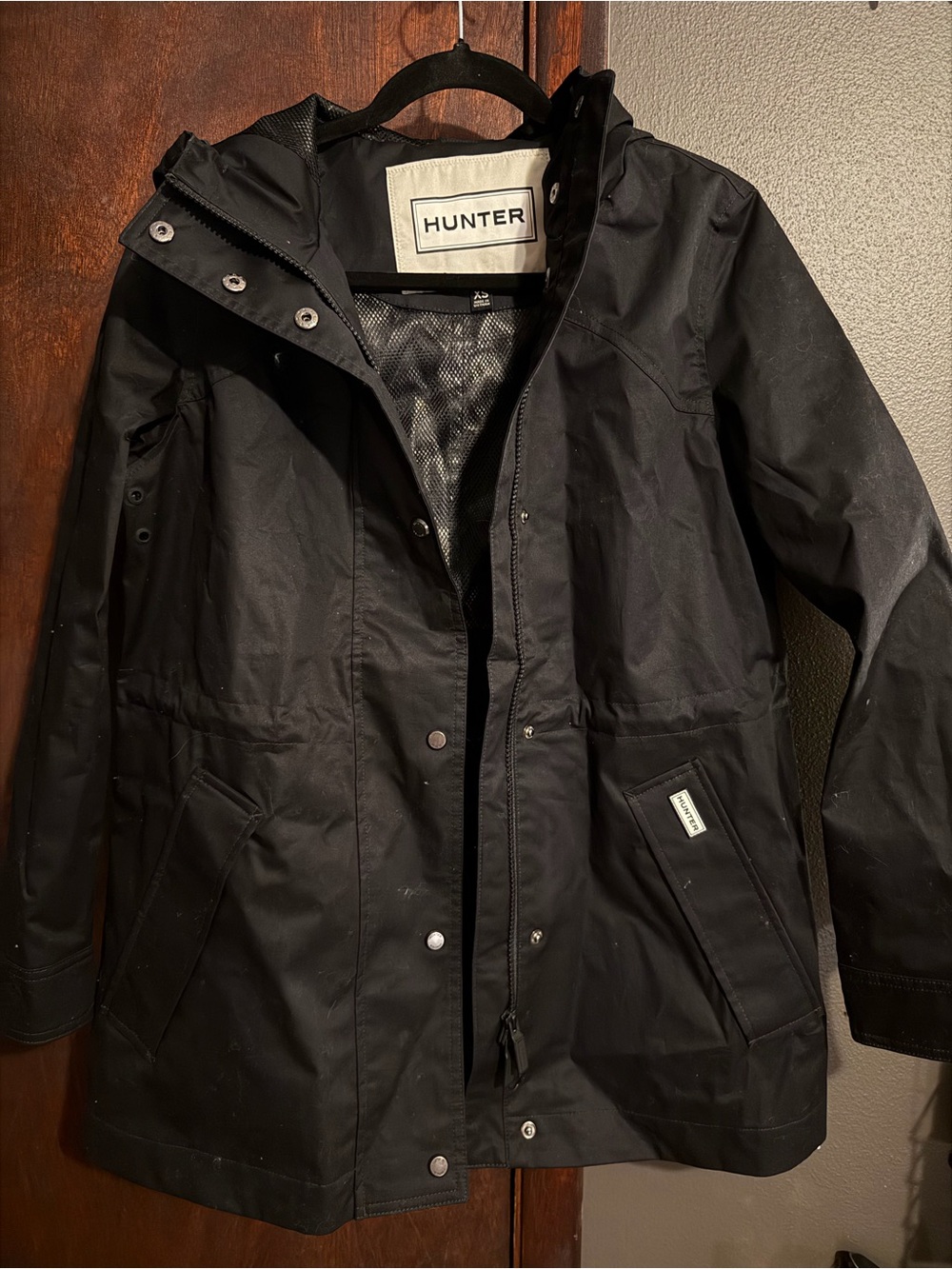 Hunter Original Waterproof Rain Jacket – Black – Women’s XS